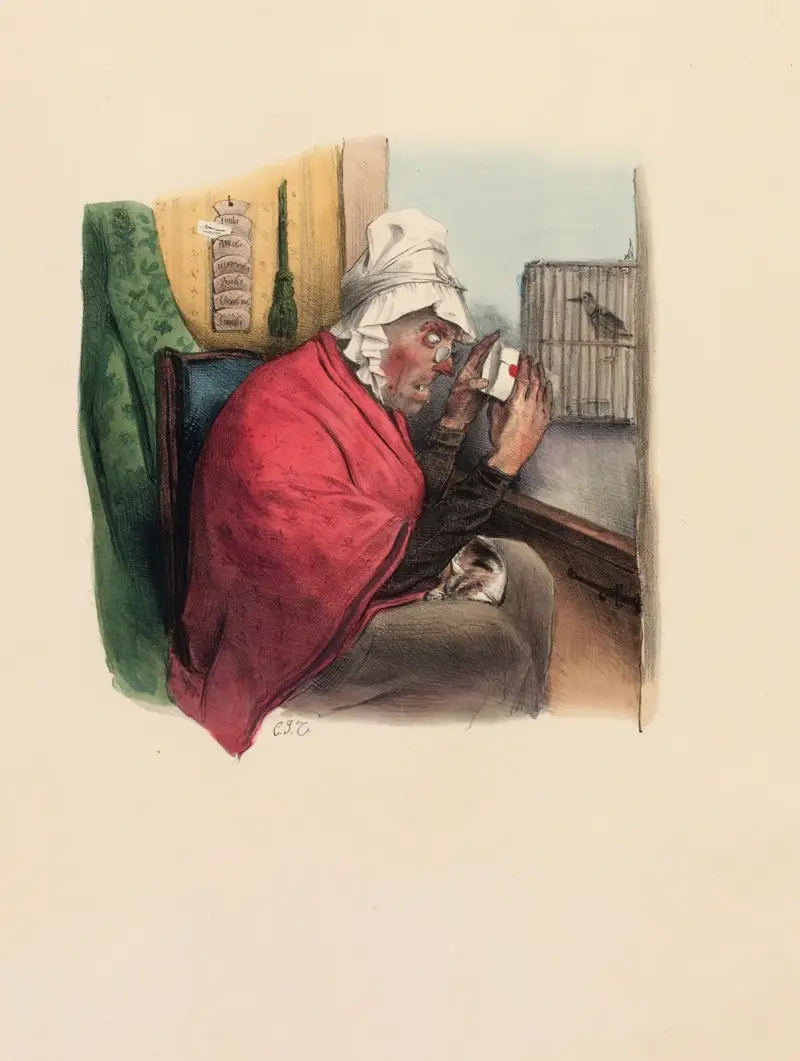 Die Pförtnerin von Charles-Joseph Traviès de Villers
