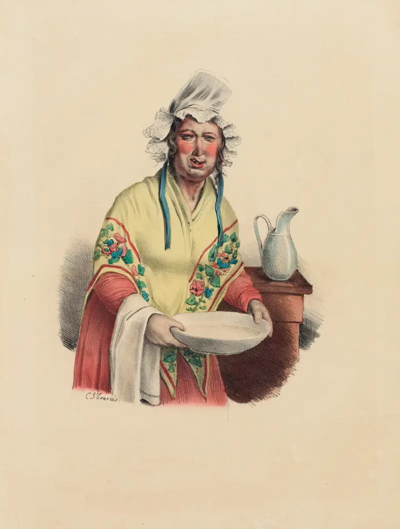 Die Wäscherin von Charles-Joseph Traviès de Villers