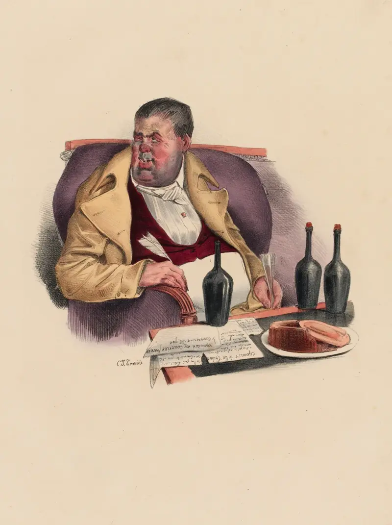 Ministeriella journalisten av Charles-Joseph Traviès de Villers