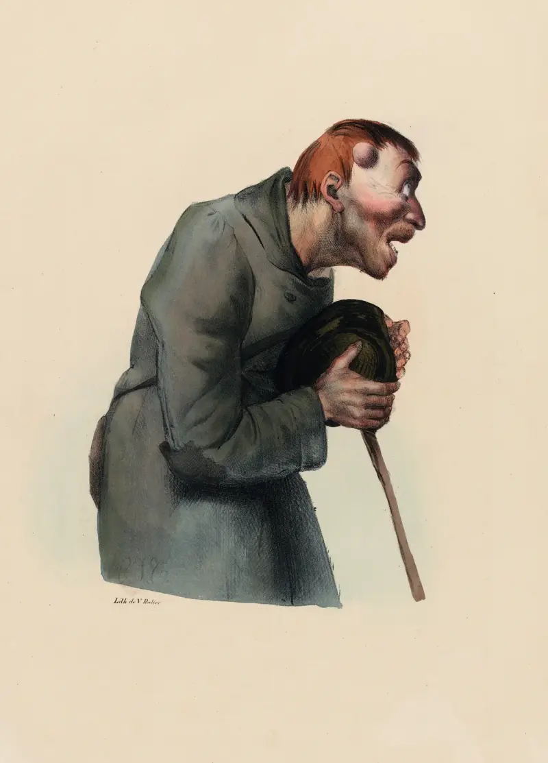 Der Bettler von Charles-Joseph Traviès de Villers