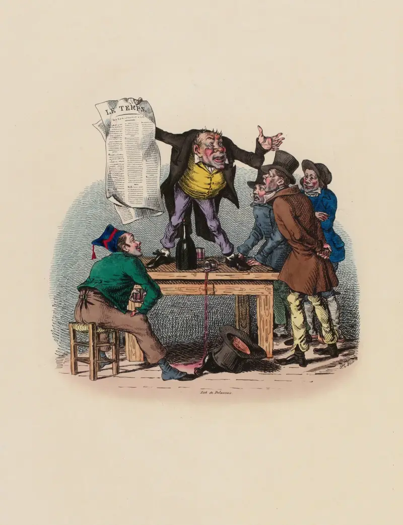 Le temps fera triompher le parti Mayeux av Charles-Joseph Traviès de Villers
