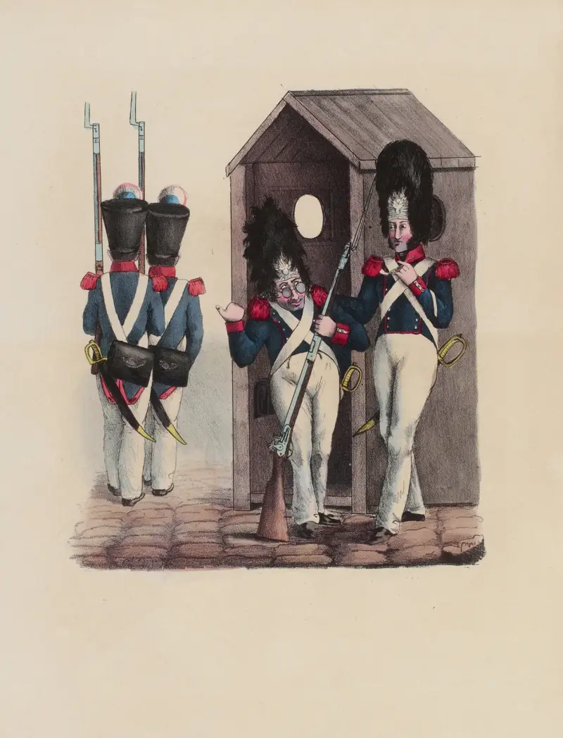 M. Mayeux pourquoi donc avez-vous laissé passer cette patrouille av Charles-Joseph Traviès de Villers