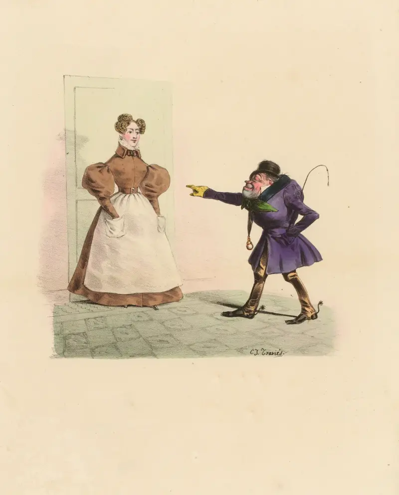 Madame n’est pas visible av Charles-Joseph Traviès de Villers