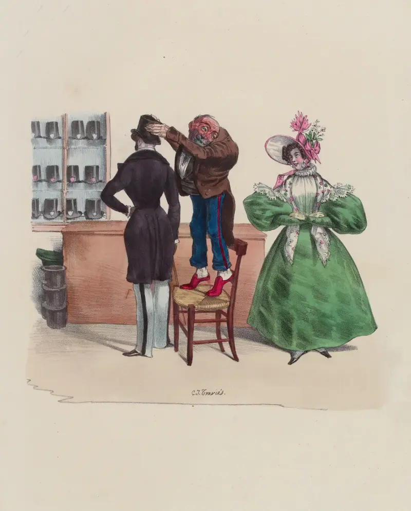 Mayeux chapelier av Charles-Joseph Traviès de Villers