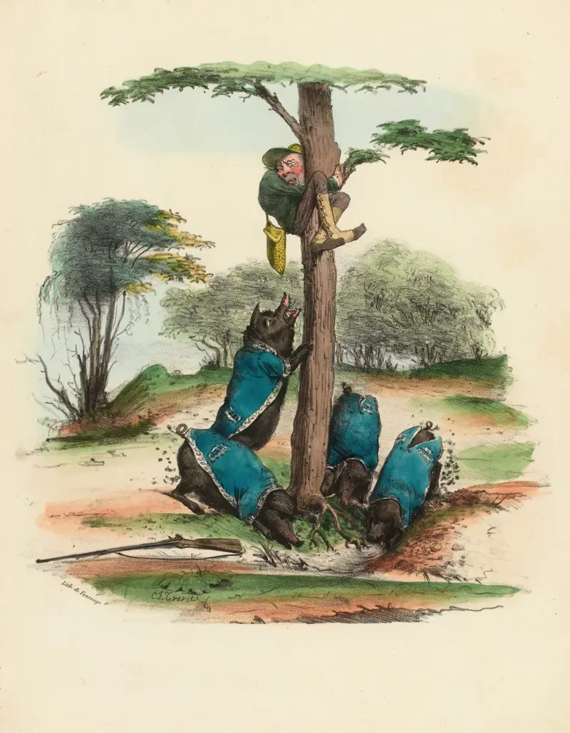 Ny skam för herr Mahieu av Charles-Joseph Traviès de Villers