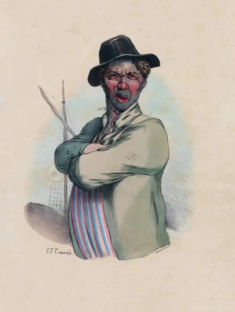 Plus souvent que j’irai me faire bronzer la-bas av Charles-Joseph Traviès de Villers