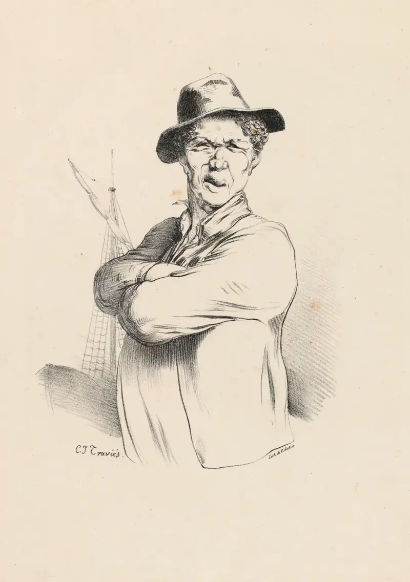 Oftare ska jag sola där borta. av Charles-Joseph Traviès de Villers