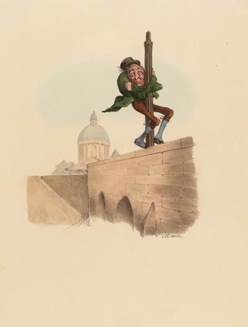 Polissonnes de femmes, vous ne m’en ferez plus av Charles-Joseph Traviès de Villers