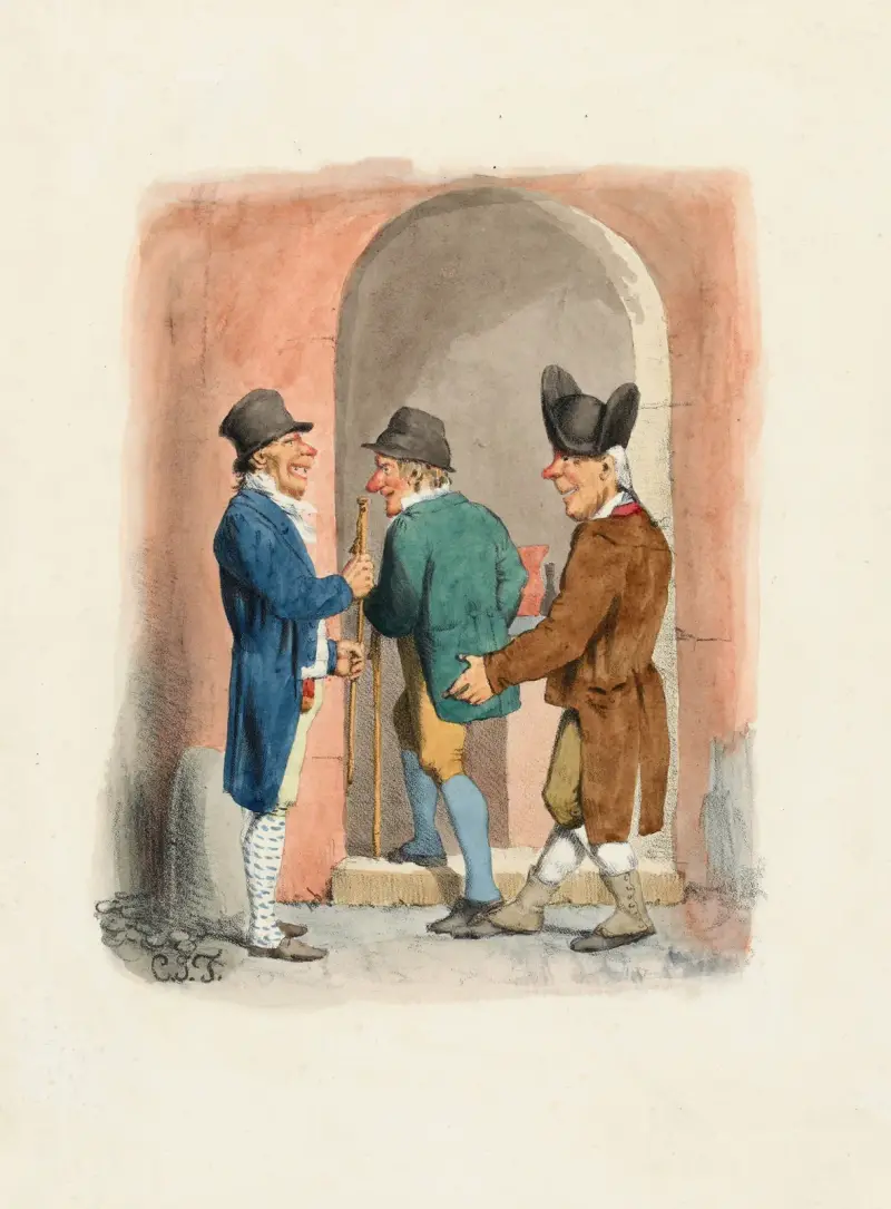 Fransk trafikpolis av Charles-Joseph Traviès de Villers