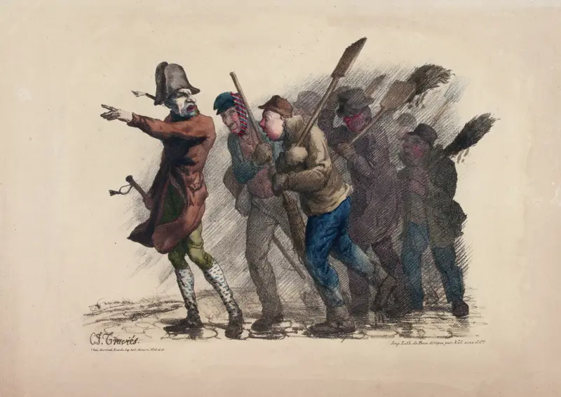 Quartier de la langue de france av Charles-Joseph Traviès de Villers