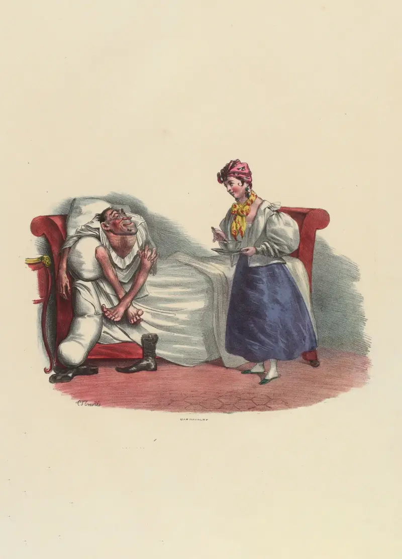 Sköt om din lille Herkules väl av Charles-Joseph Traviès de Villers