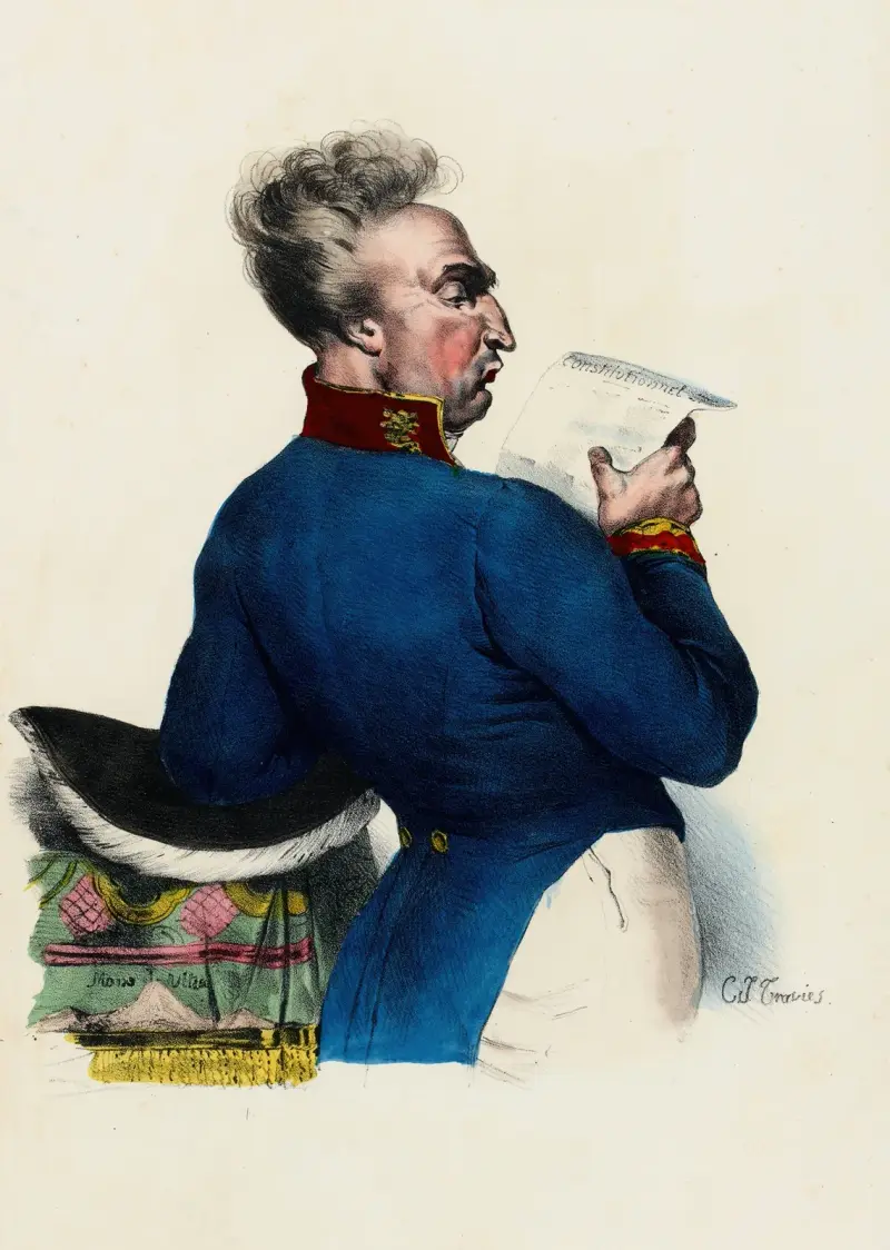 En missnöjd diplomat av Charles-Joseph Traviès de Villers