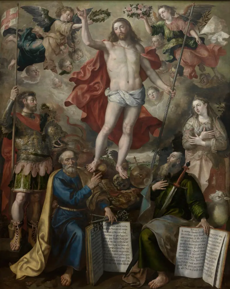Kristus triumfující, Maerten De Vos