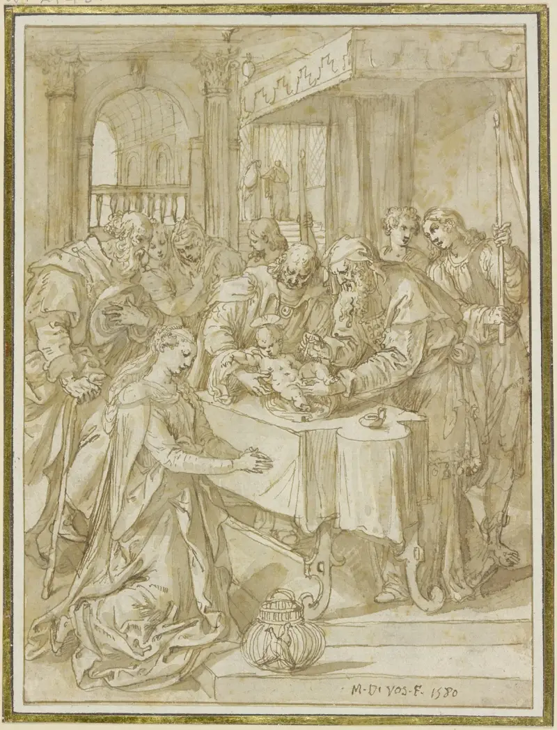 Circumcision of Christ av Maerten De Vos