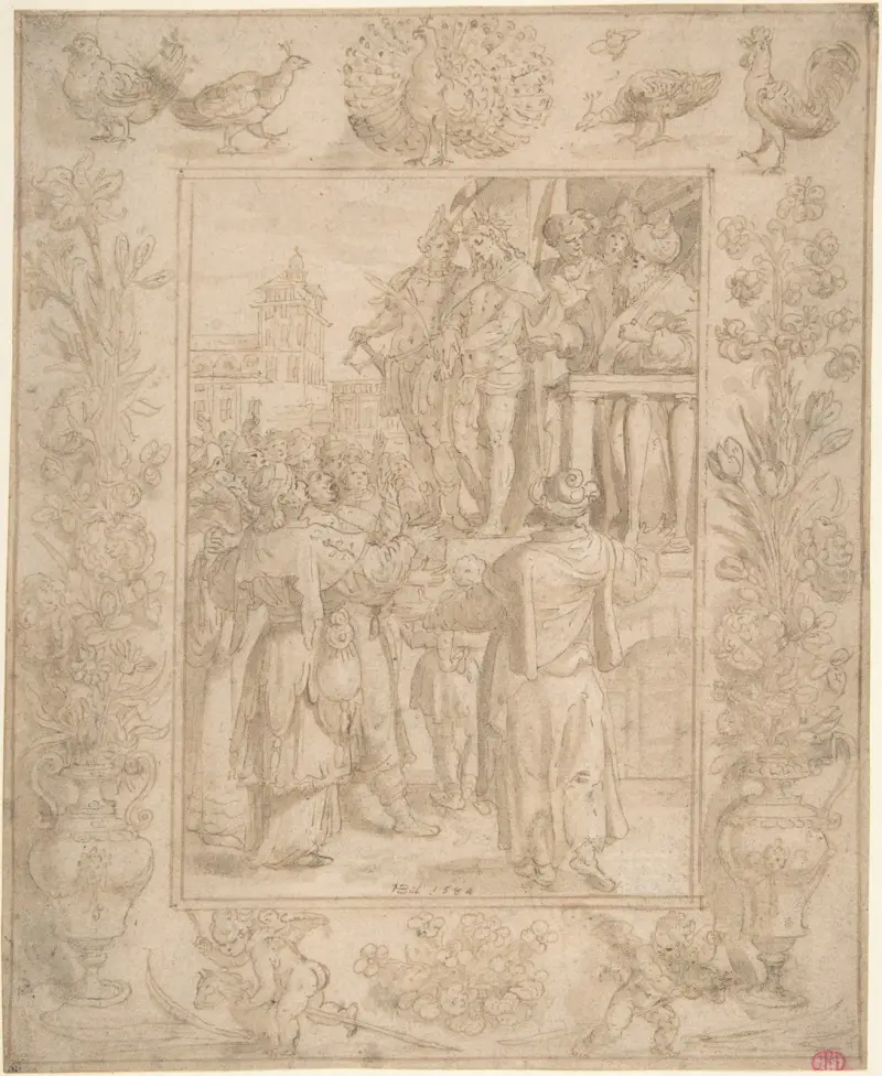 Ecce Homo, 1584 von Maerten De Vos