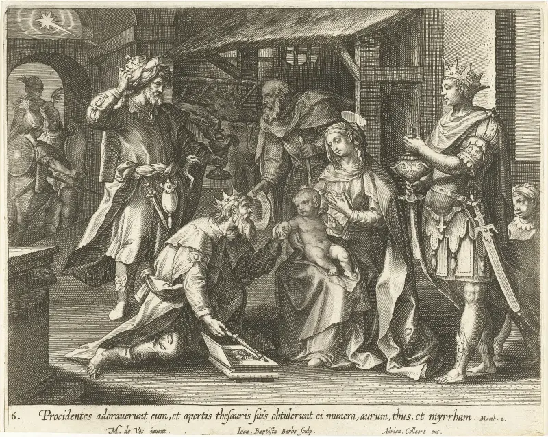 The Adoration of the Magi av Maerten De Vos