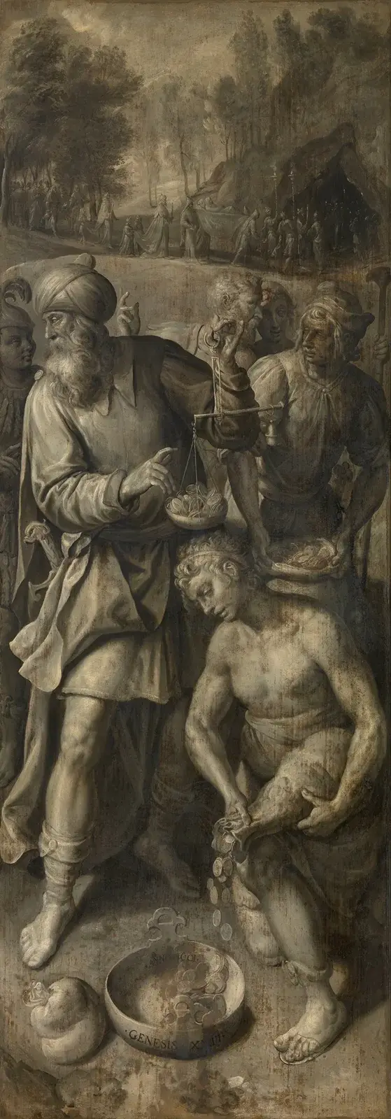 Saras begravning av Maerten De Vos