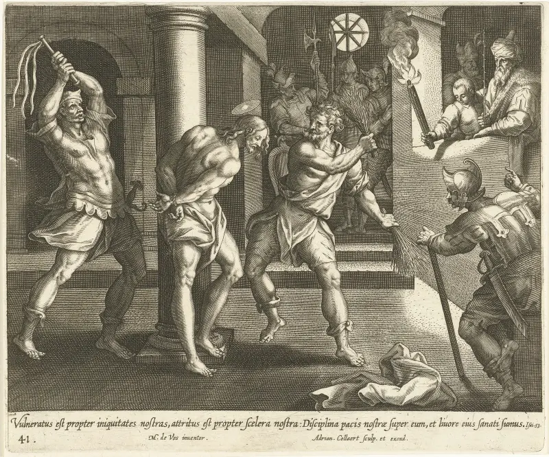 Die Geißelung Christi von Maerten De Vos