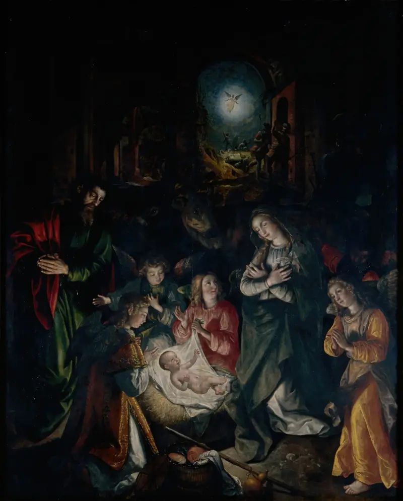 Die Geburt Christi von Maerten De Vos
