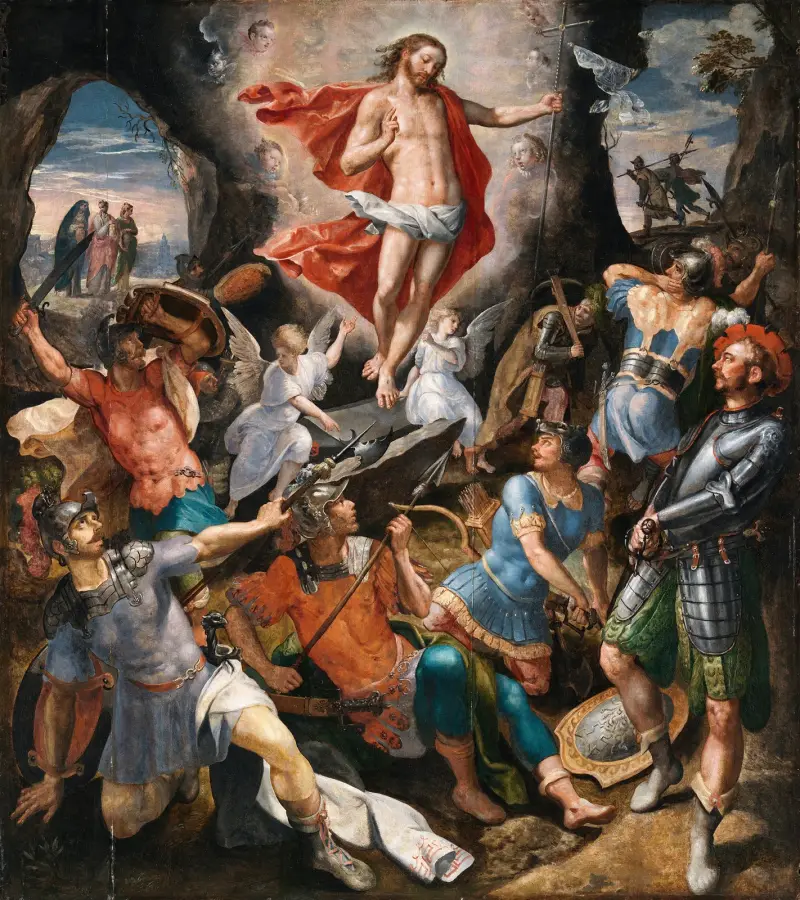 Die Auferstehung Christi, 1564 von Maerten De Vos