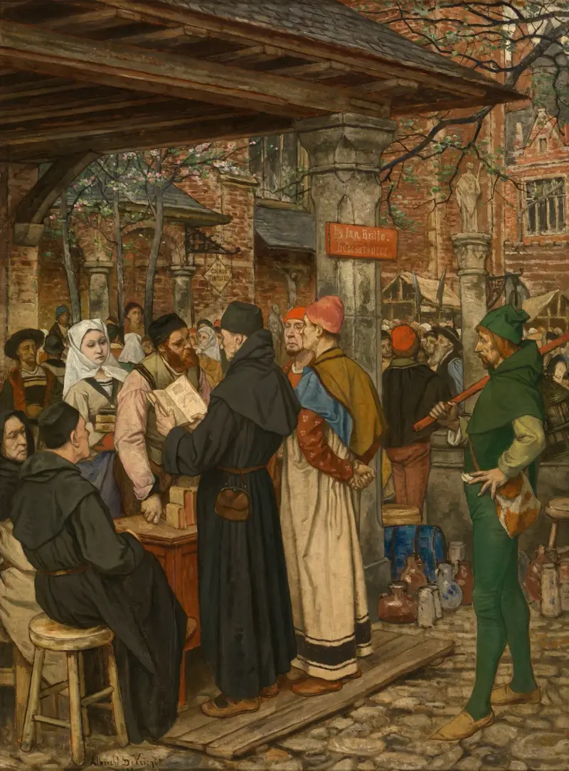 Jan Brito, Inventor of Printing in Bruges av Albrecht De Vriendt