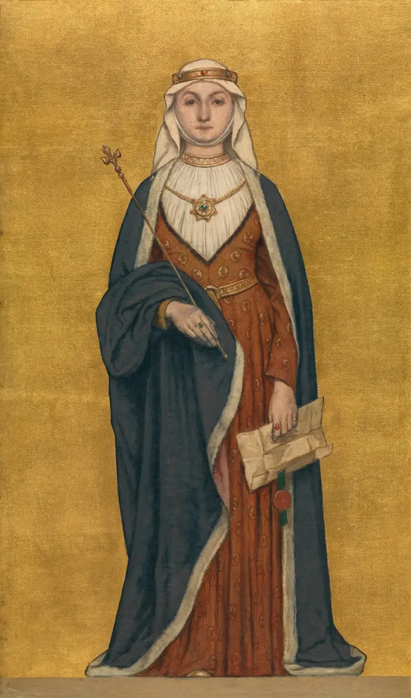 Joan of Flanders, Daughter of Baldwin of Constantinople av Albrecht De Vriendt