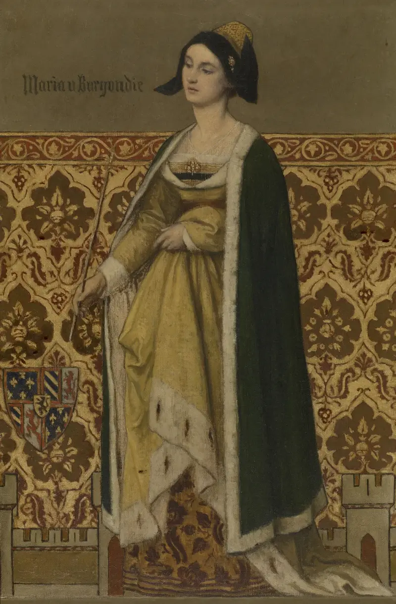 Mary of Burgundy av Albrecht De Vriendt