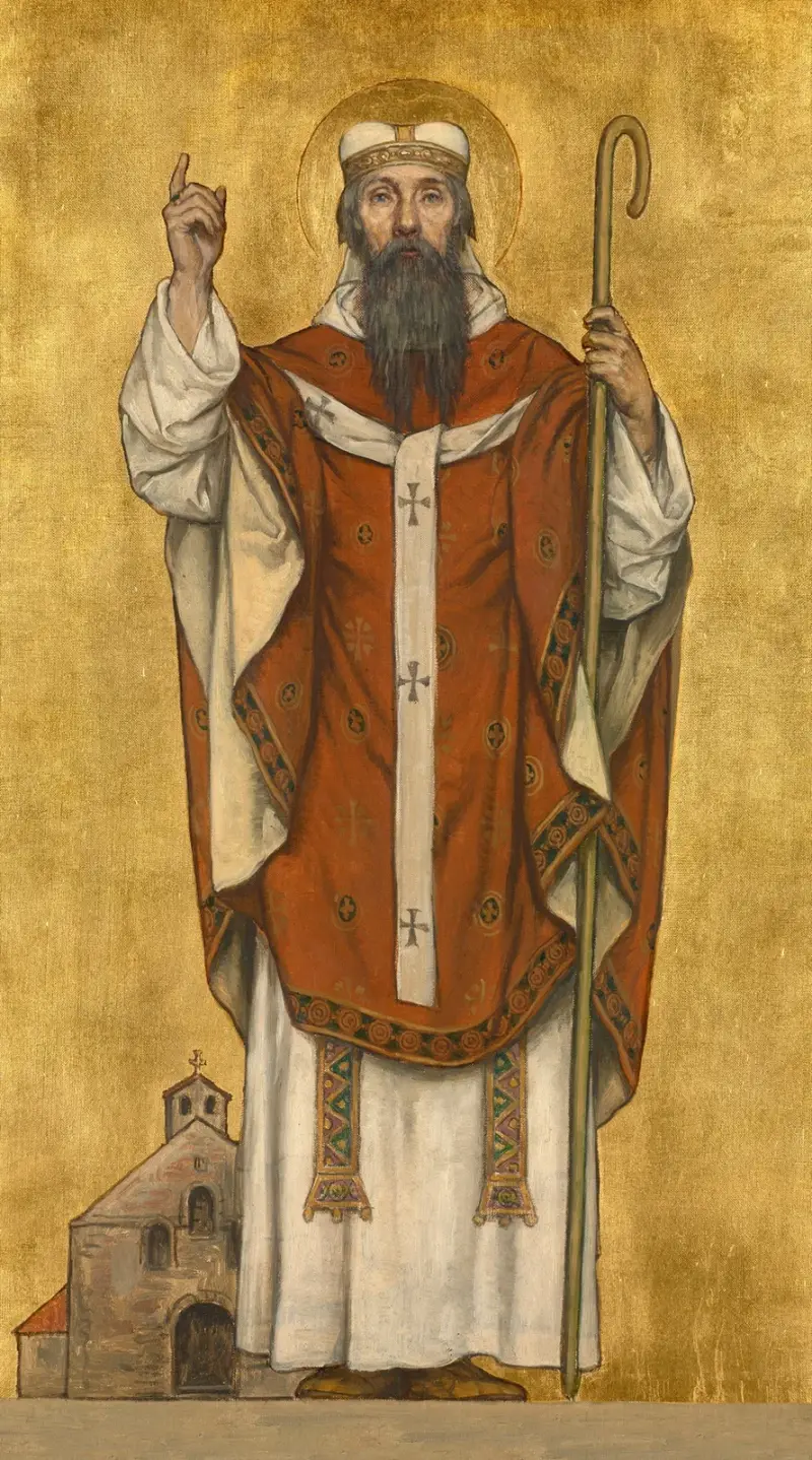 Saint Boniface of Mainz av Albrecht De Vriendt