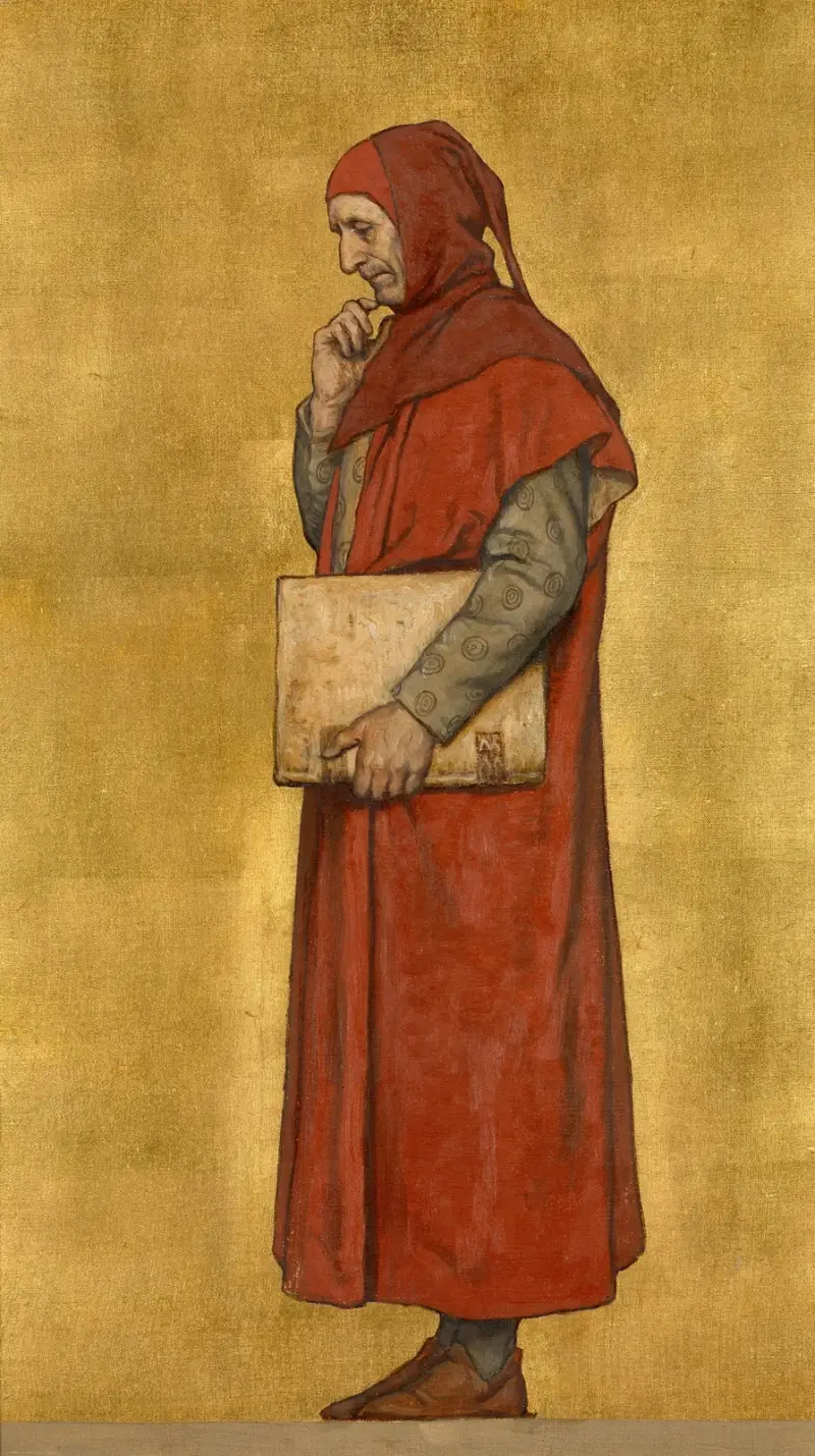The Man of Letters Gillis de Wevel av Albrecht De Vriendt