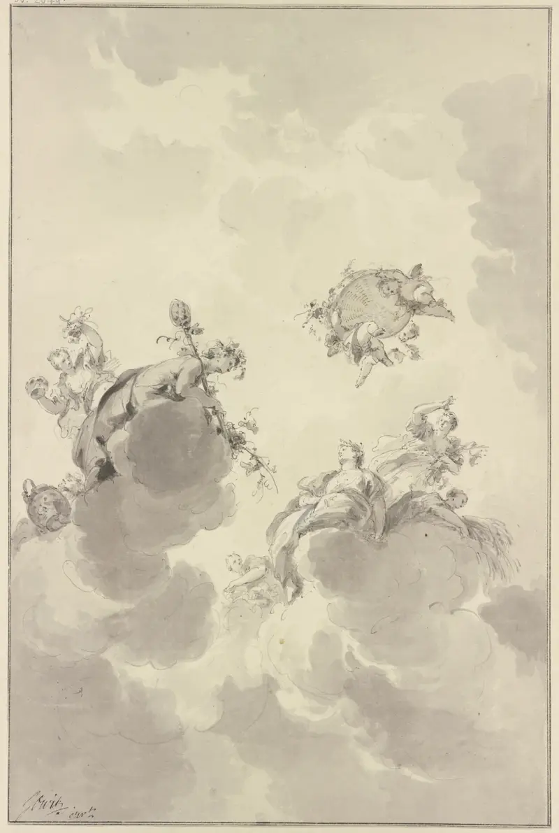 Bacchus a Ceres, Jacob de Wit