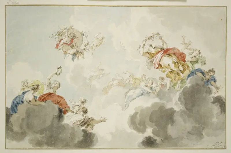 Flora a Zefyros, Jacob de Wit