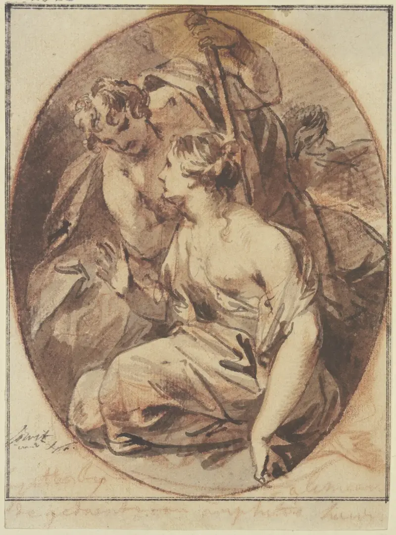 Jupiter och Mnemosyne av Jacob de Wit