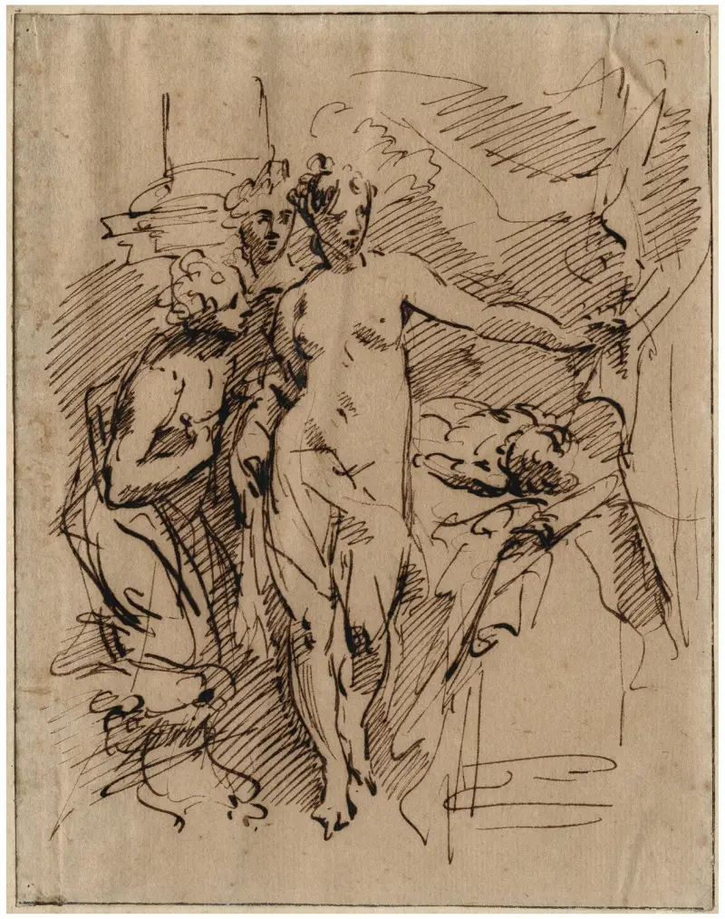 Venus vid den döde Adonis av Jacob de Wit