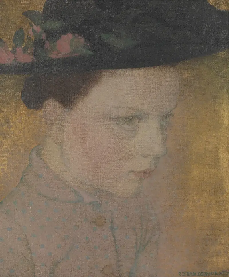 Country Girl av Gustave Van de Woestijne