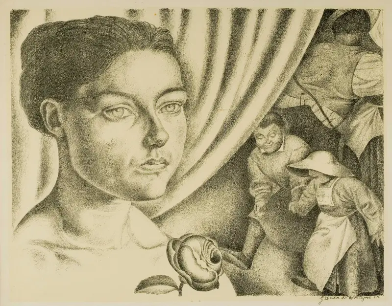 Bymarknaden av Gustave Van de Woestijne