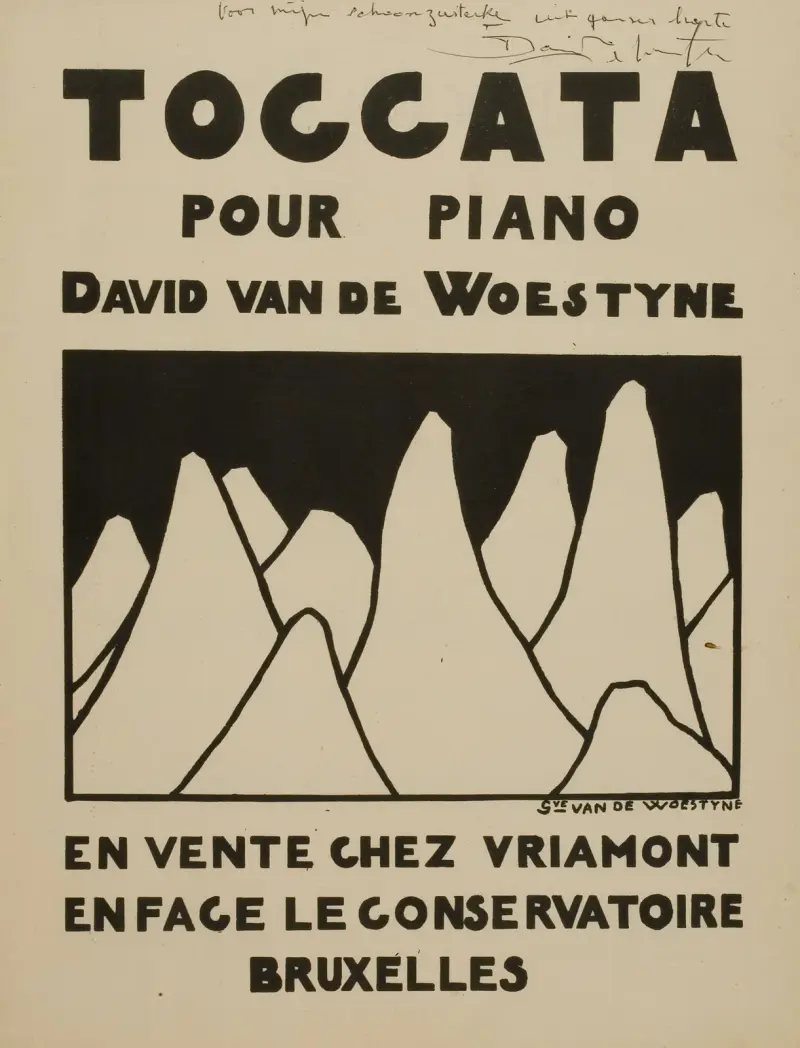 Toccata för piano av Gustave Van de Woestijne