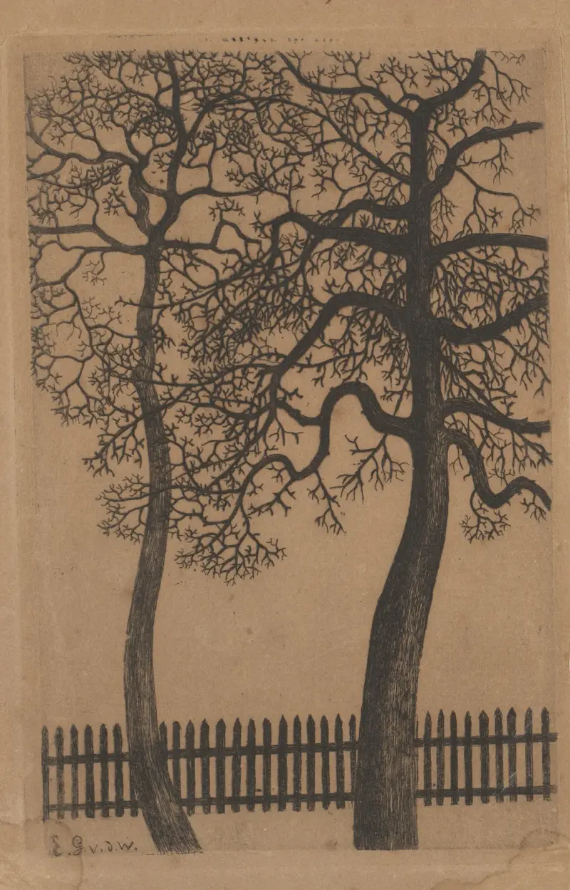 Dva stromy, Gustave Van de Woestijne