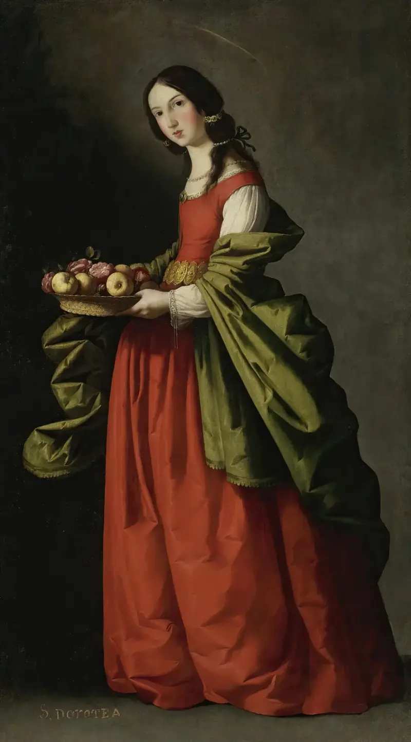 Heilige Dorothea von Francisco de Zurbarán