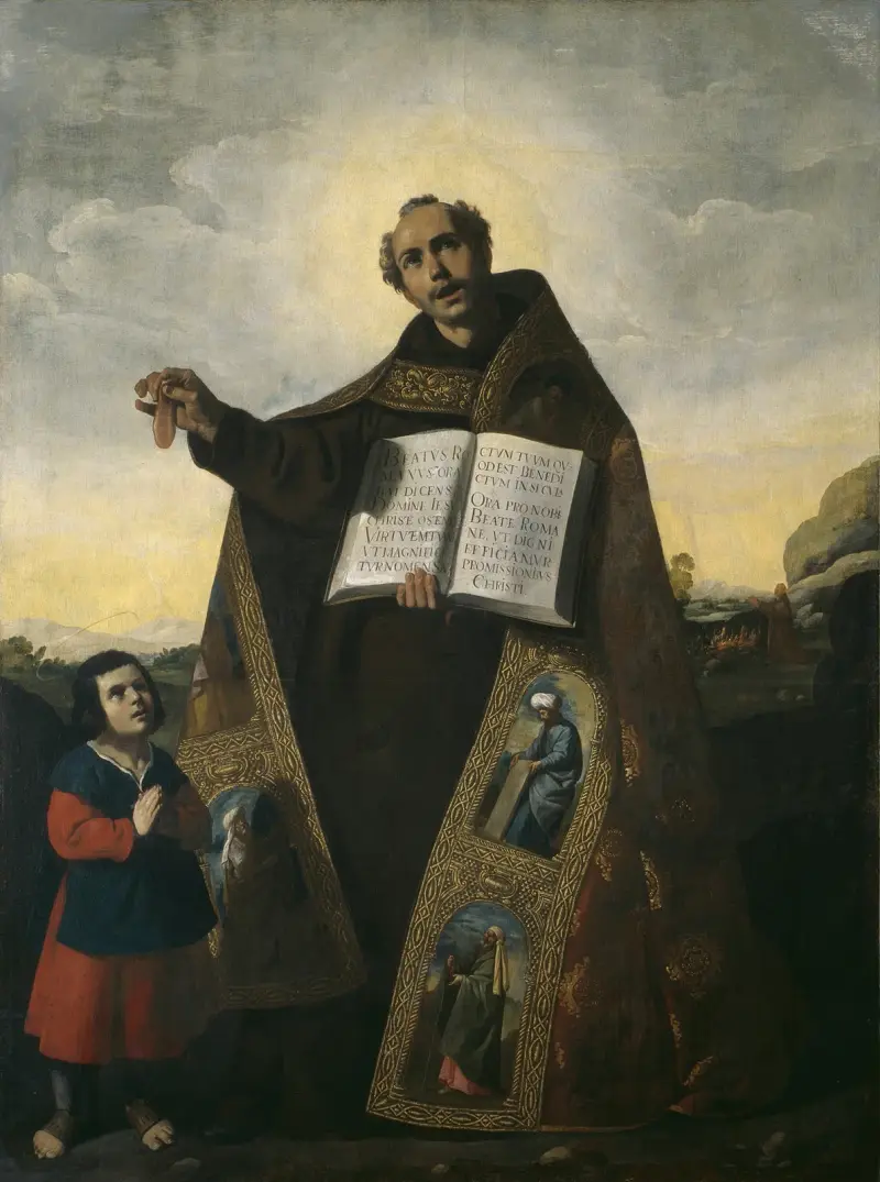 Saint Romanus of Antioch and Saint Barulas av Francisco de Zurbarán