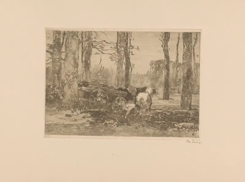 Hakhout laden av Willem de Zwart