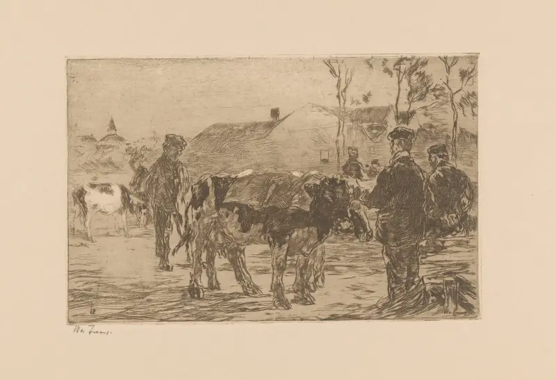 Koemarkt av Willem de Zwart