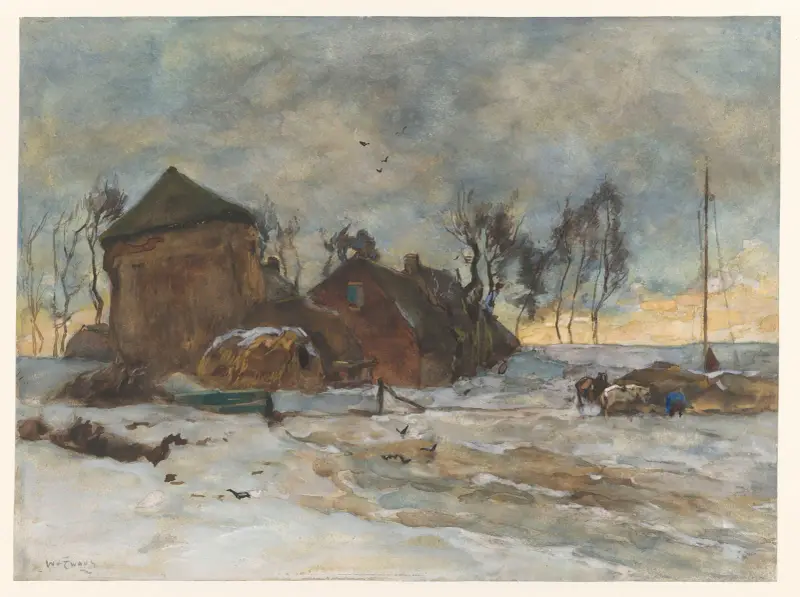 Zimní krajina, Willem de Zwart
