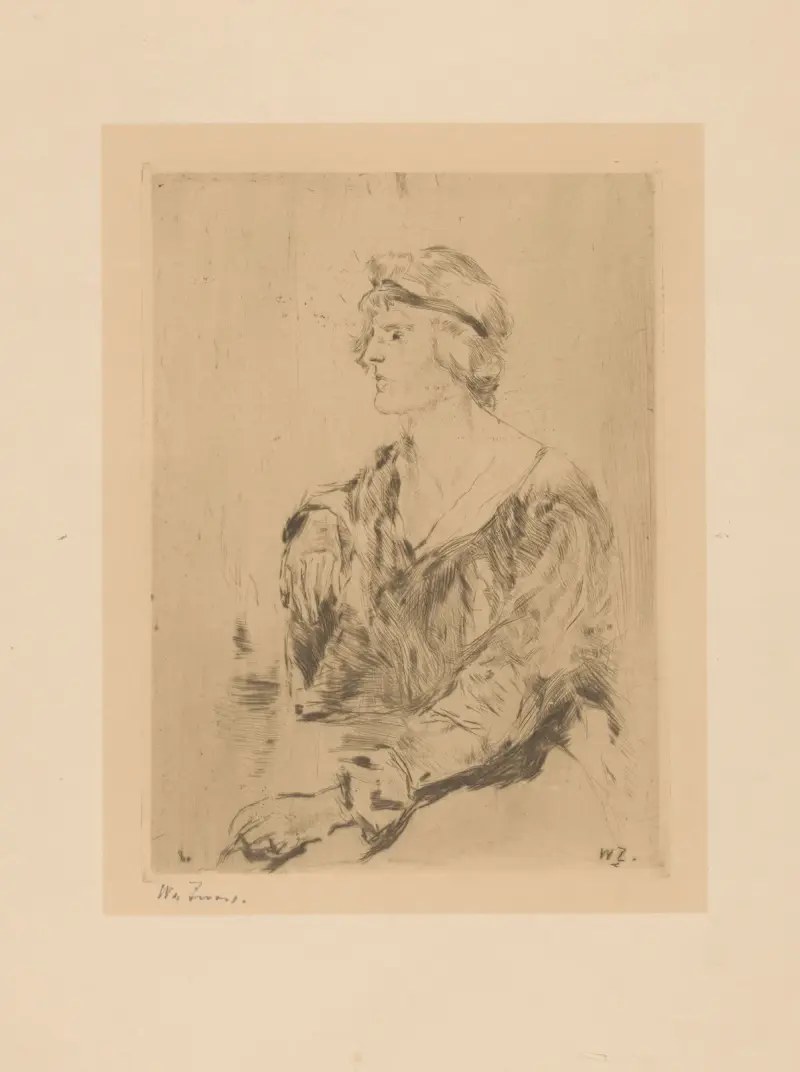 Siedząca kobieta, Willem de Zwart