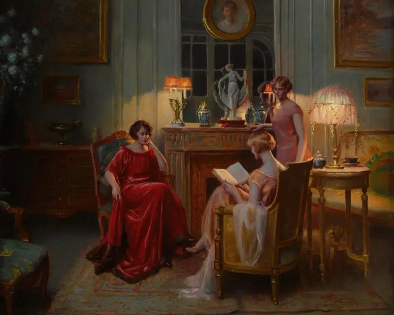 In the reading room av Delphin Enjolras