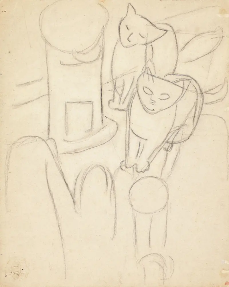 Cats av Frits van den Berghe