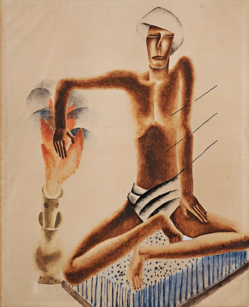 Le Fakir av Frits van den Berghe