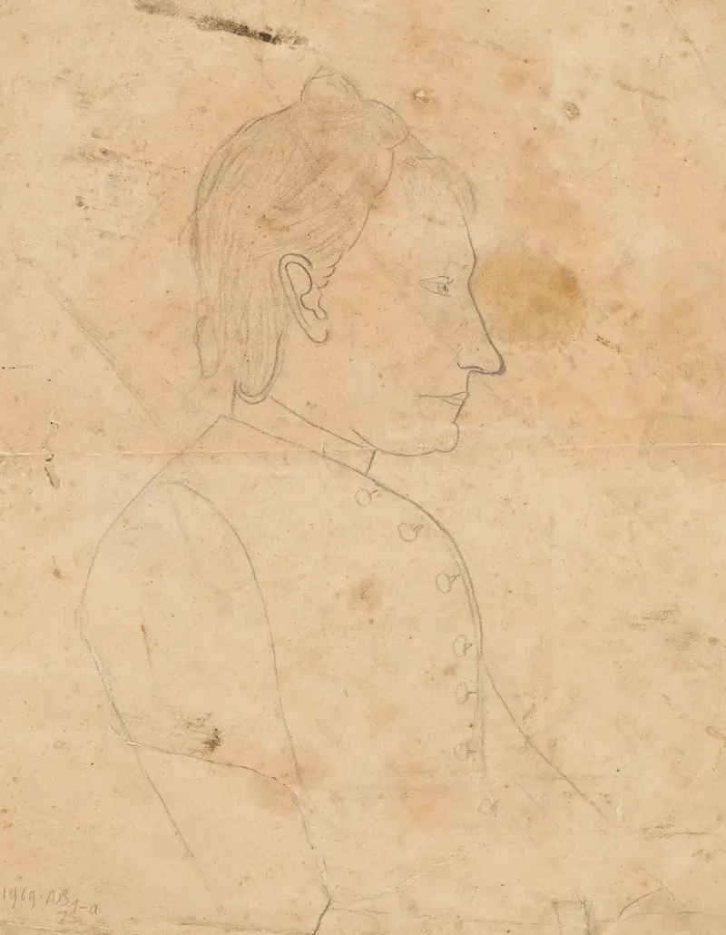 Porträtt av Eugenie Karl av Frits van den Berghe