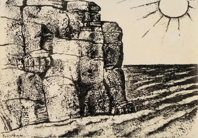 Sun on the Titan av Frits van den Berghe