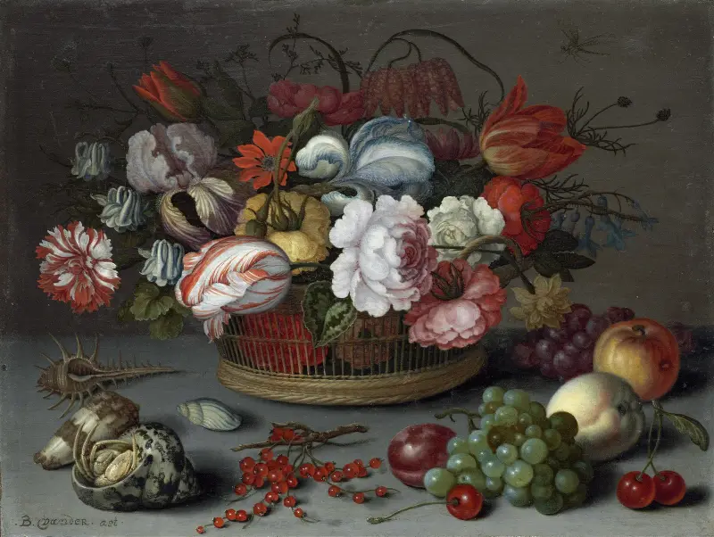 Basket of Flowers av Balthasar van der Ast