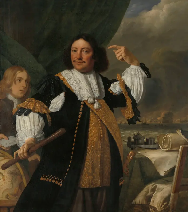 Aert van Nes (1626–1693), Vizeadmiral von Bartholomeus van der Helst